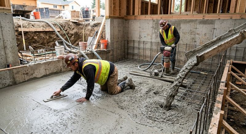 Basement Concrete Installation in Ooltewah, TN