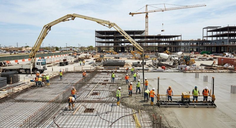 Commercial Slab Construction in Harrison, TN