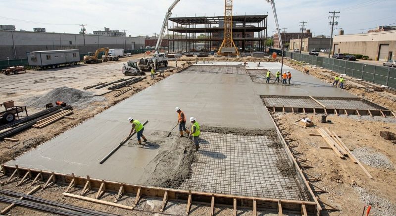 Commercial Slab Construction in Walker County, GA