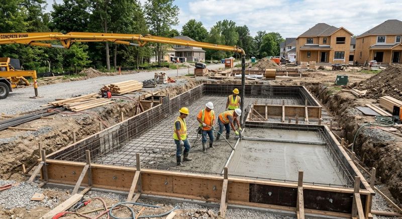 Concrete Foundation Installation in Signal Mountain, TN