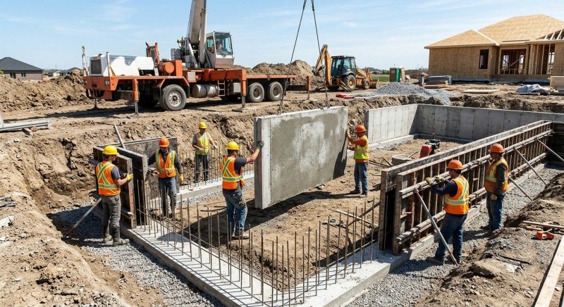 Foundation Wall Pouring in Hixson, TN