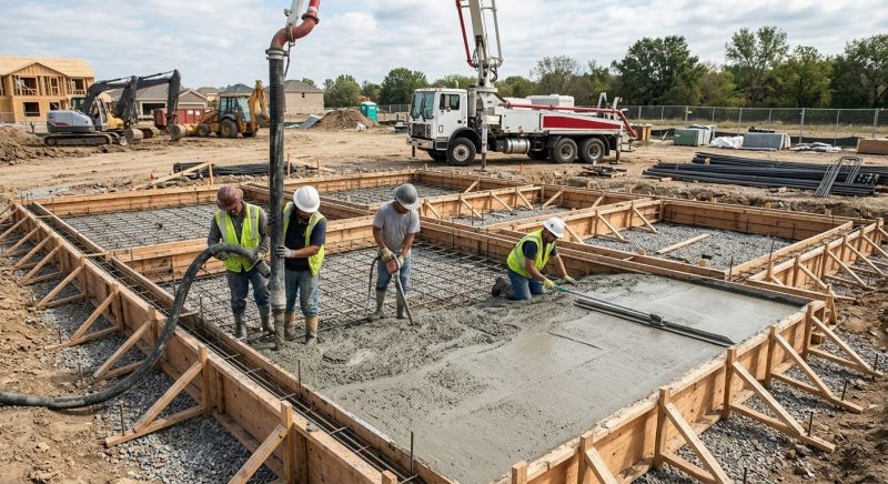Foundation Wall Pouring in Hixson, TN