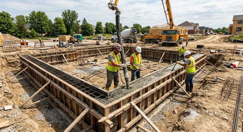 Foundation Wall Pouring in Chattanooga, TN