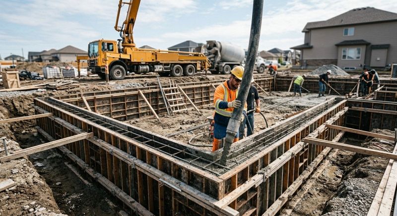 Foundation Wall Pouring in Ringgold, GA